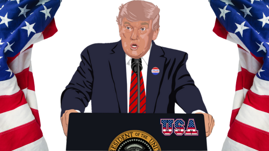 Trump (Photo credits heblo) Trump (Photo credits heblo)